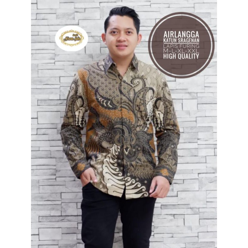 AIRLANGGA Katun Sragenan Batik Full Furing By Niwansafa