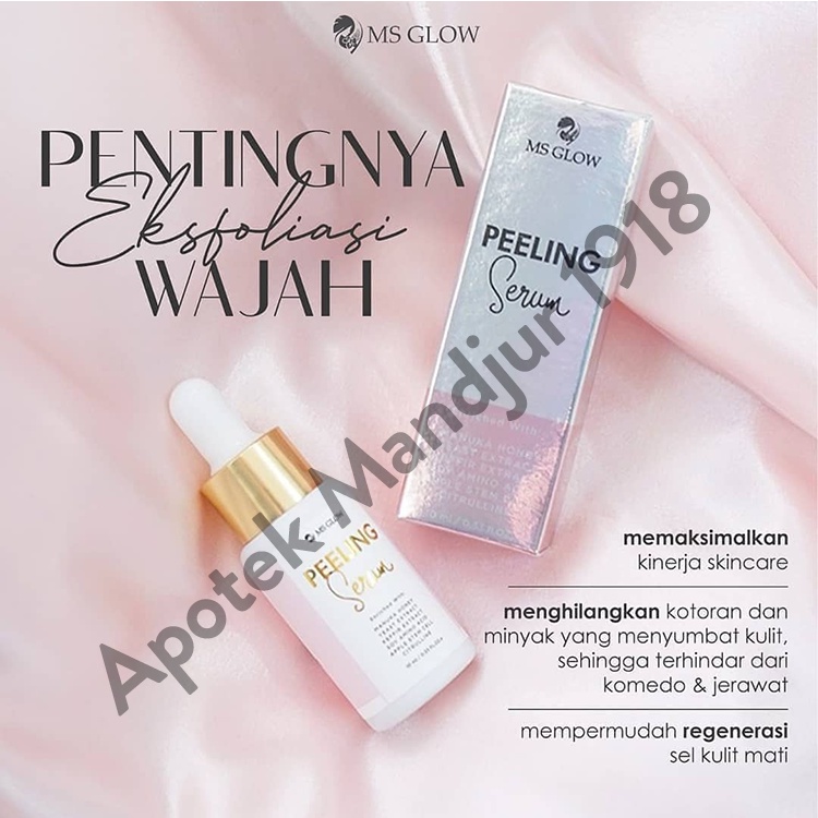 Ms Glow Peeling Serum 10 mL - Serum untuk Menghilangkan Sel Kulit Mati