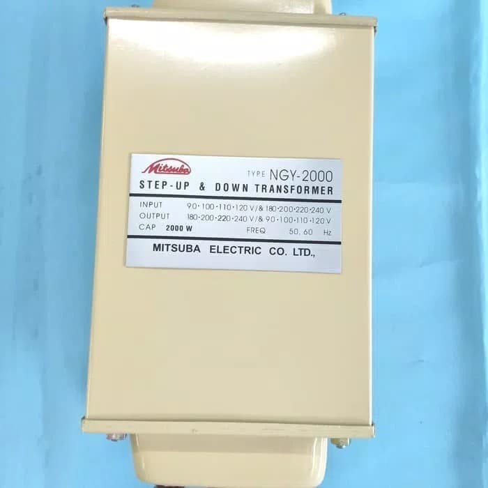 Mitsuba Trafo Step up Step down 2000w 2000 watt