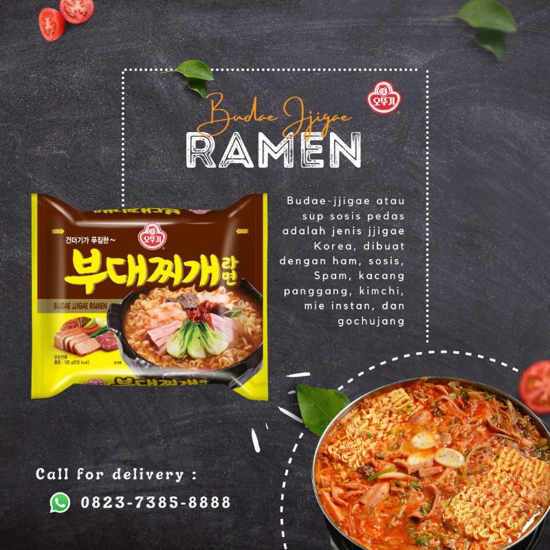 

Mie Korea Ottogi Budae Jjigae Ramen 130 gr