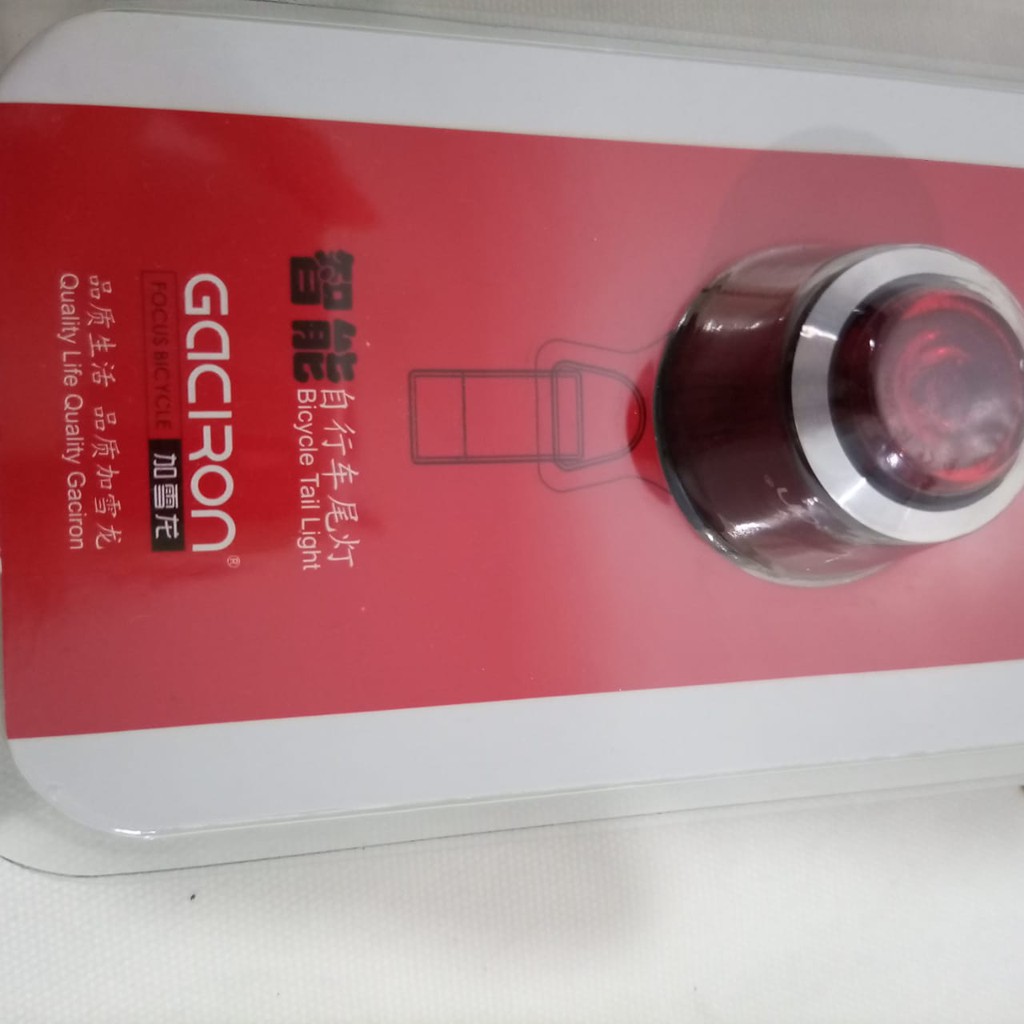 Lampu Belakang Sepeda LED Smart Gaciron W06 Rechargeable Sepeda Gowes Cas USB W06 Brake System