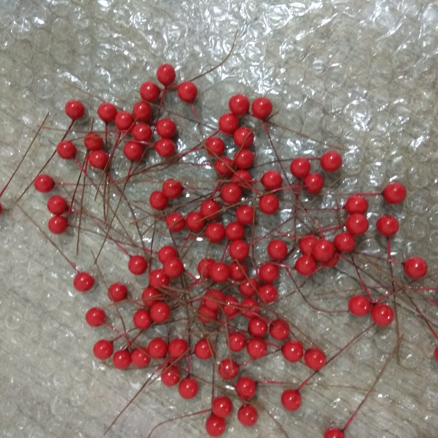 5pcs hiasan buah berry palsu  christmas