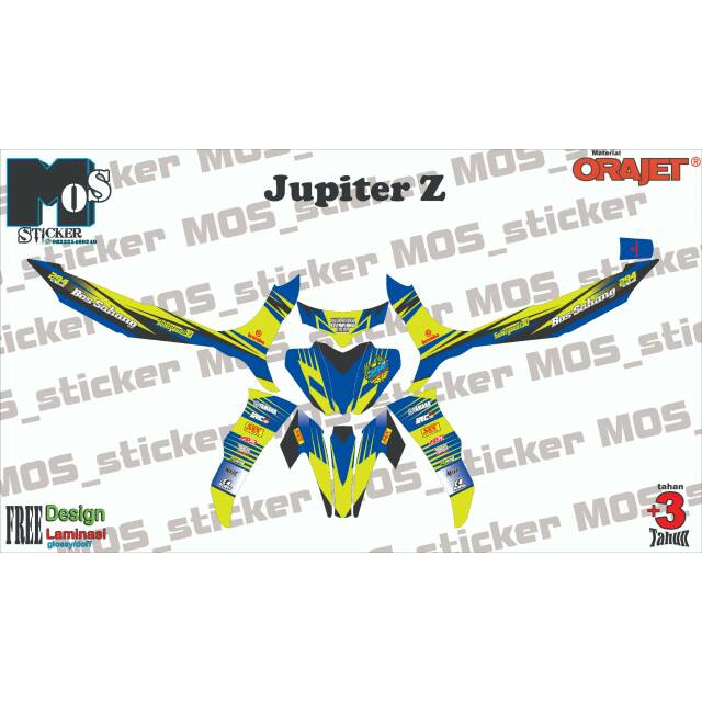 Decal Sticker Jupiter Z Z1 Robot Full Body Shopee Indonesia