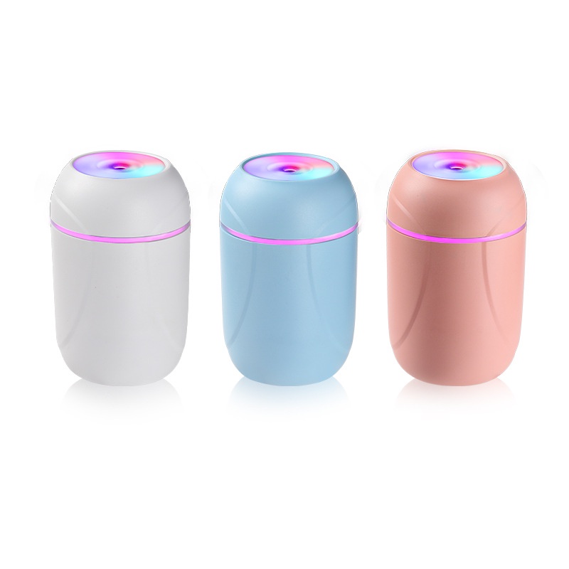 Air Humidifier Aroma Difusier Aromaterapi Mini Cool Diffuser Aromatherapy Purifier Pelembab Alat Pengharum Ruangan Kipas   Dengan Humidifier 220ml Aktual Lampu LED Essential Oil