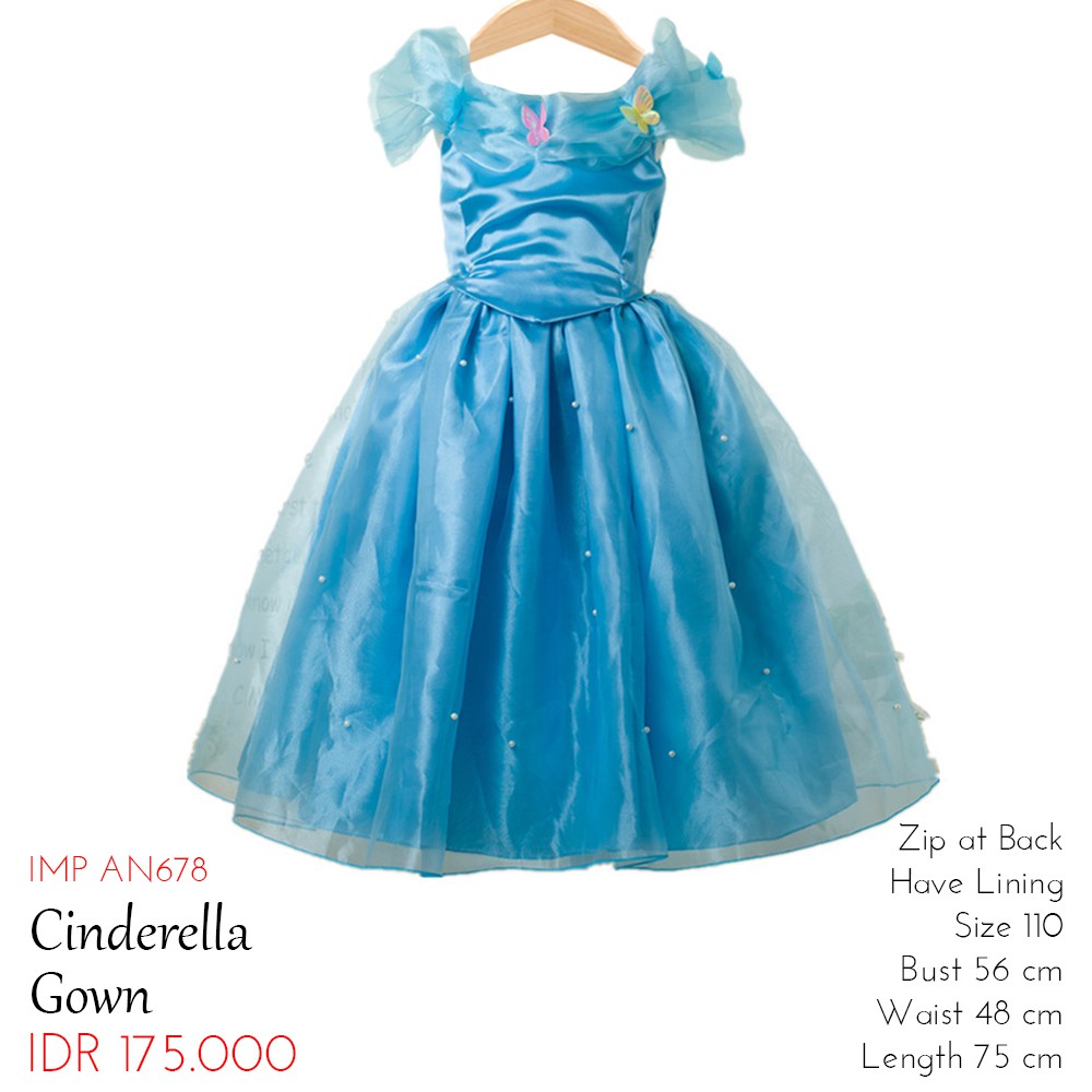 Dress Anak Dress Cinderella Anak - Cinderella Gown