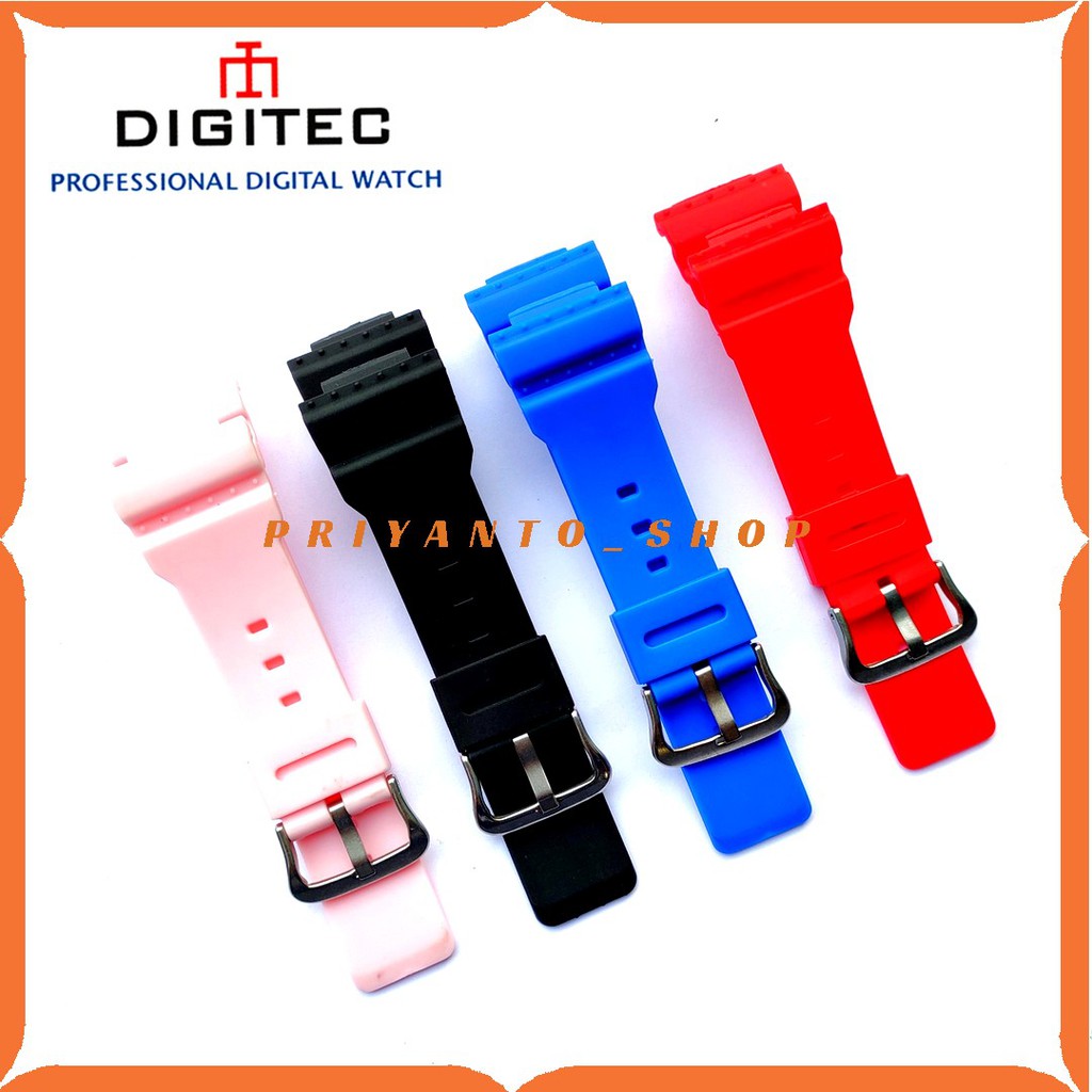 TALI JAM TANGAN DIGITEC DG-4032T STRAP RUBBER WATCH DIGITEC 4032T TERMURAH