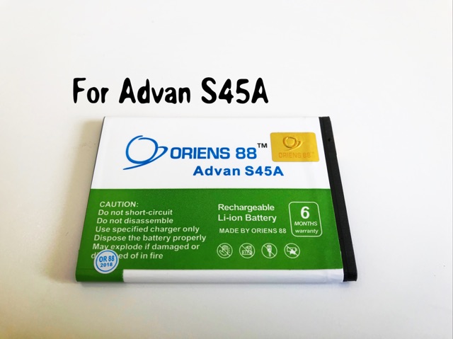 (P) Baterai batre battery Advan S45A double power/IC ORIENS88