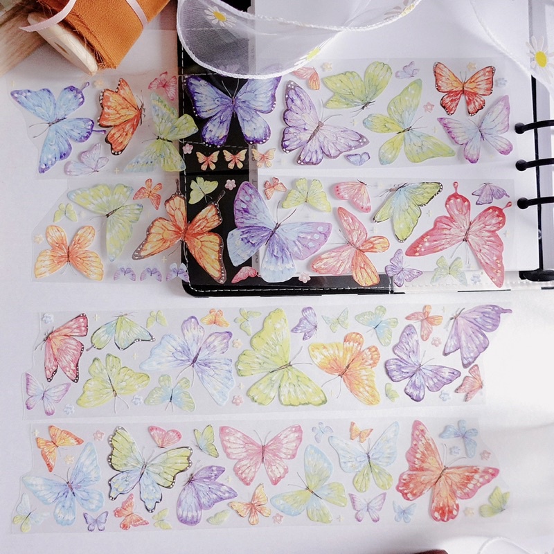 

[Sample] Budingtaosu Butterfly PET Tape