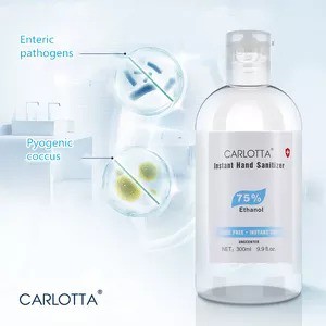 500ML CARLOTTA BOTOL HS001 75% Ethanol Moisturizing Hand Sanitizer GEL Desinfektan Moisturizing