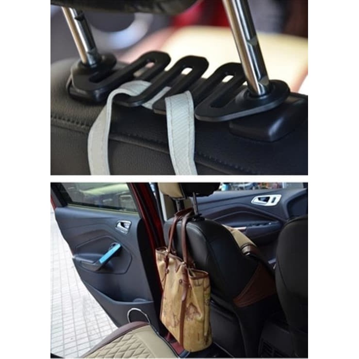 Triple Hook Car Back Seat Hanger Gantungan Barang Belakang Jok Mobil