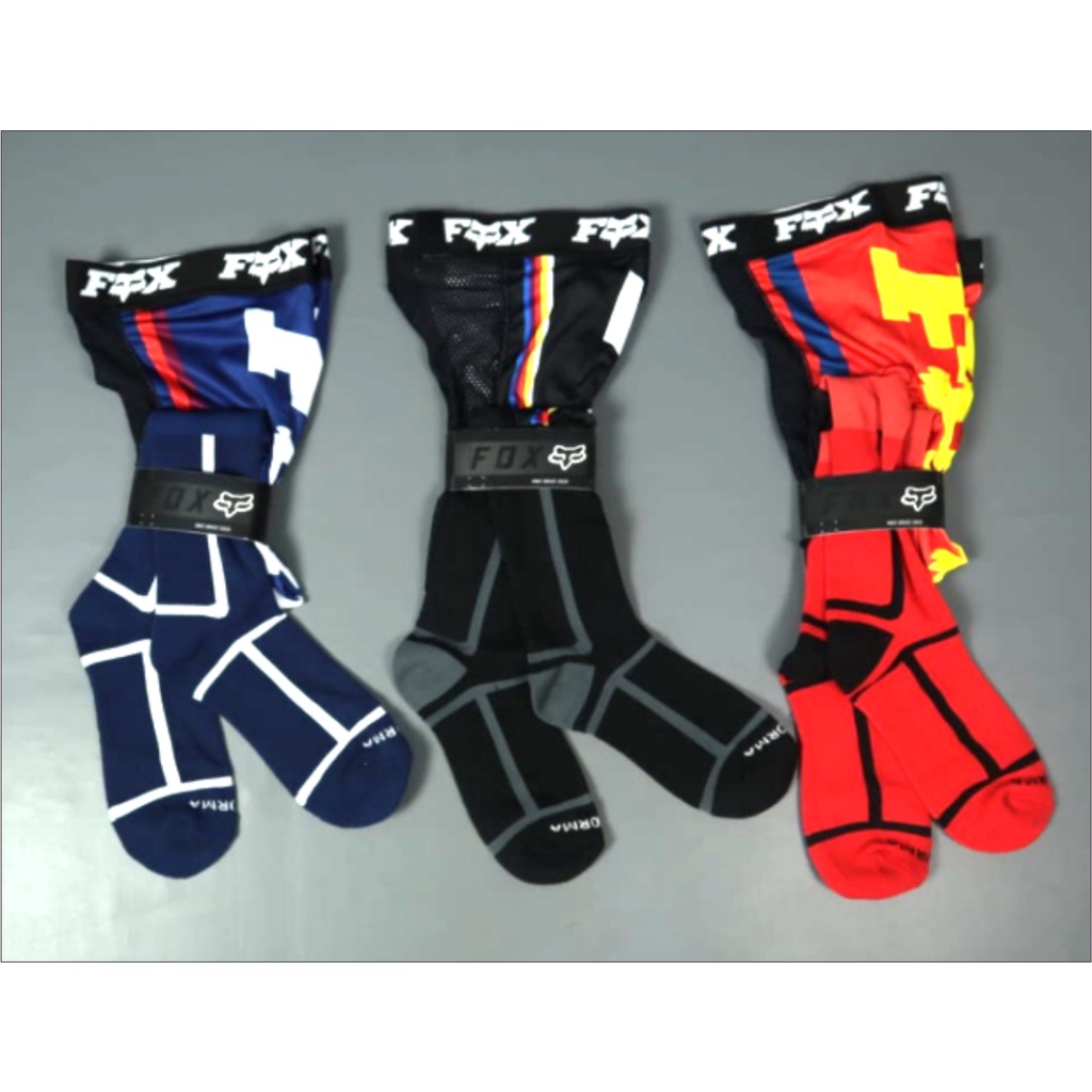 FOX KNEE BRACE & SOCKS KAOS KAKI SARUNG KAKI FOX