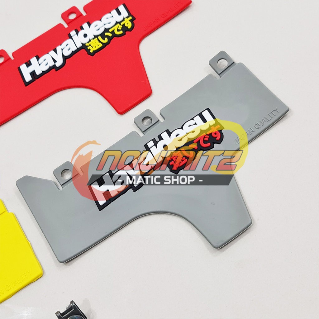 Mud Flap Hayaidesu Karet Penahan Lumpur Honda PCX 150 Lokal