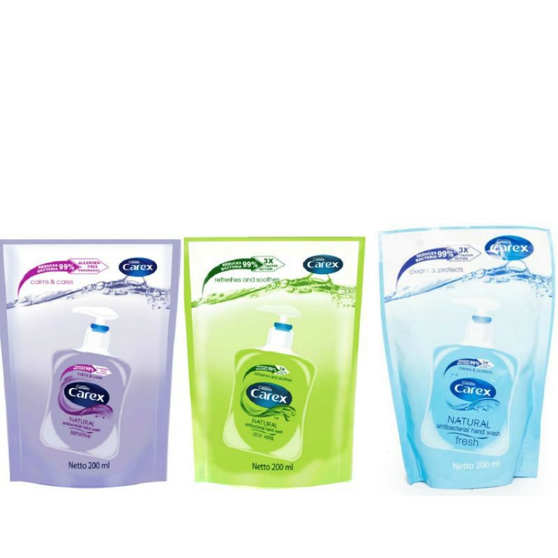 Carex Hand Wash Pouch 200ml