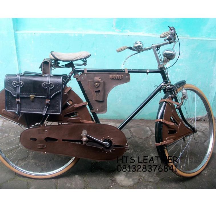 [R579W] TAS ONTHEL KULIT ASLI TAS TENGAH ONTHEL TAS PISTOL SEPEDA ONTHEL TAS ONTHEL KULIT ASLI