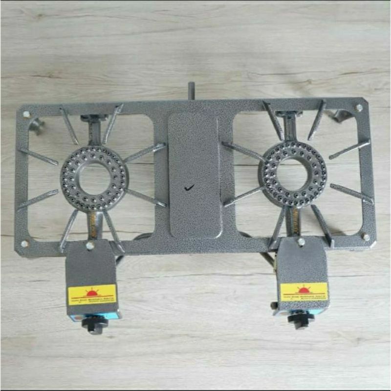 Kompor Gas Semawar 2 Tungku SUN RISE SR-201 AUTO / Kompor Gas 2 Tungku