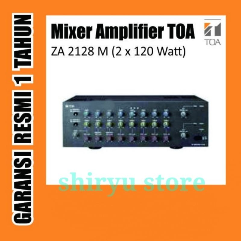 TOA ZA-2128M Mixer Amplifier TOA 2x120W ZA2128 M ZA2128M Original