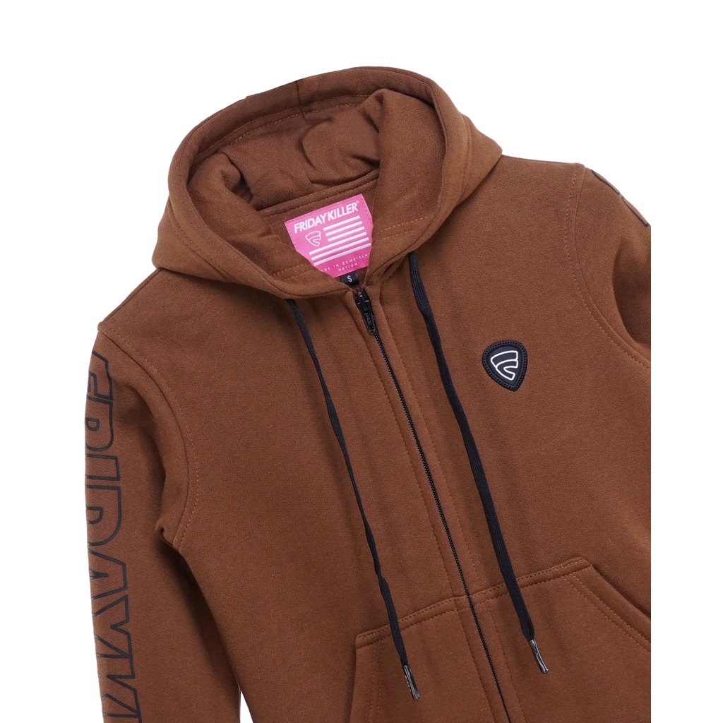 JAKET HOODIE ANAK ANAK FRIDAY KILLER | PICKY ZIP MOCCA