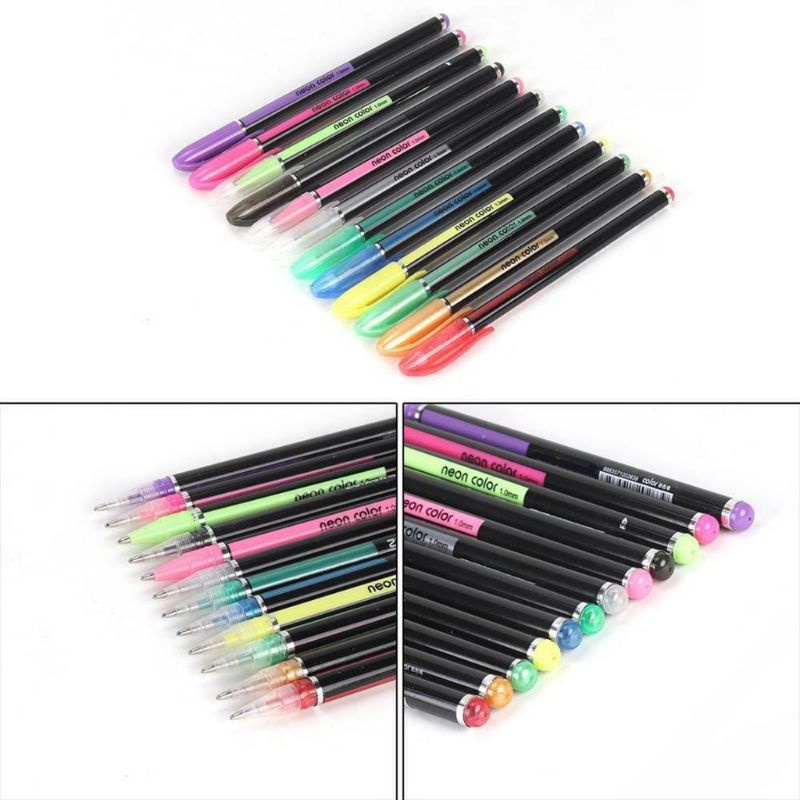 PULPEN ZUIXUA 12 WARNA (NEON COLOR PASTEL COLORS SERIES) HP6207 gel pen pastel 12 warna