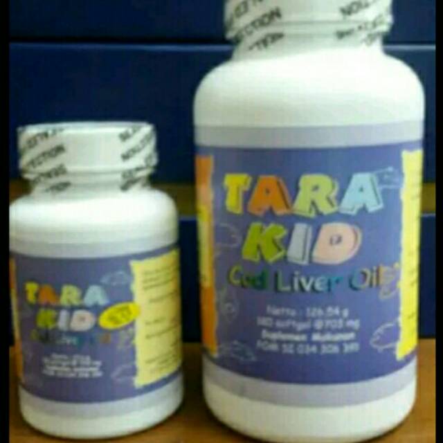 TARA kid Cod liver oil isi 180 untuk kecerdasan pada anak dari 0-18 tahun