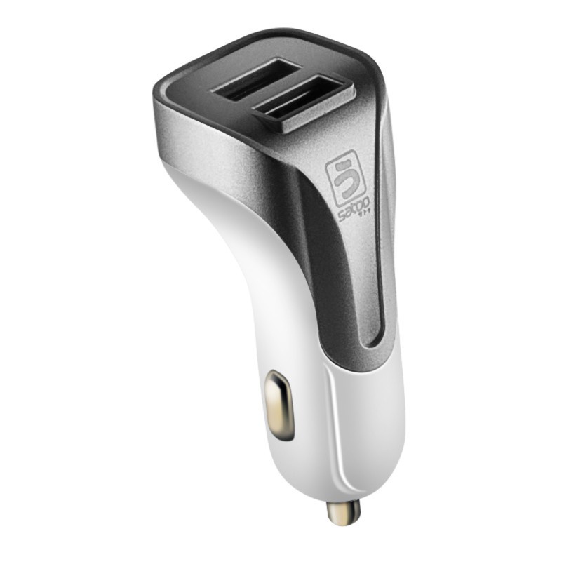 SATOO LEON Car Charger Dual Port USB Output 3.1A Max (ST-G143)