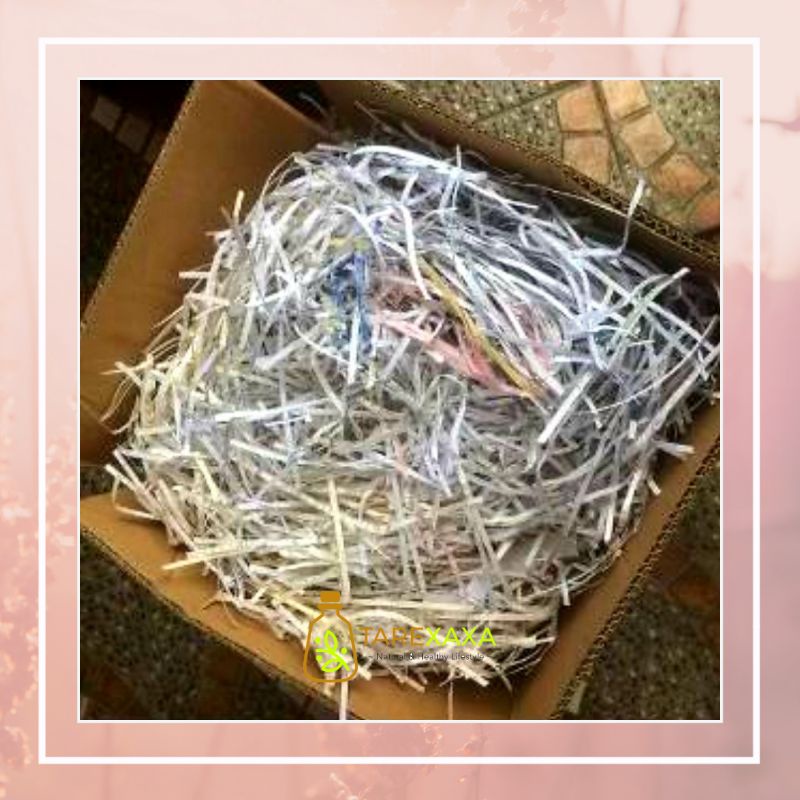 

Tarexaxa-Shredded Paper/ Kertas Serut/ Kertas Cacah/ Kertas Potong untuk melindungi barang