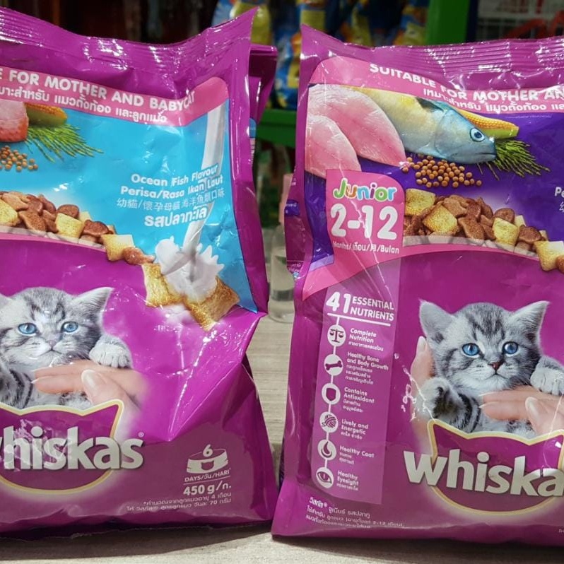 WHISKAS JUNIOR OCEANFISH 450GRAM