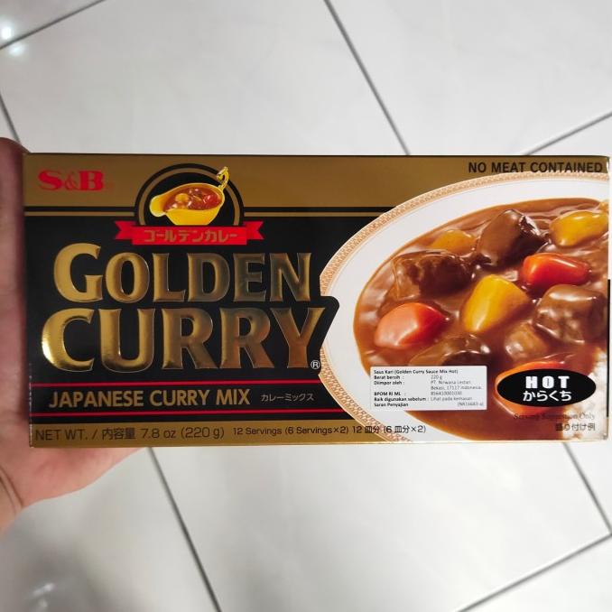 

+%+%+%] S&B GOLDEN CURRY JAPANESE CURRY MIX HOT 220GR