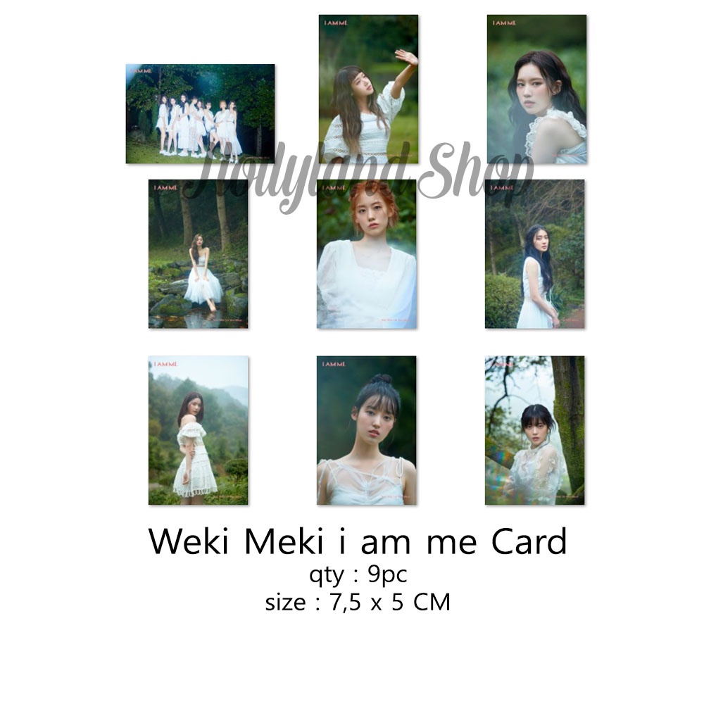 Photocard PC Weki Meki  Unofficial set