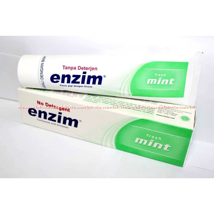 Enzim 130ml Tanpa Deterjen Rasa Mint Odol Pasta Gigi Toothpaste Tooth Paste