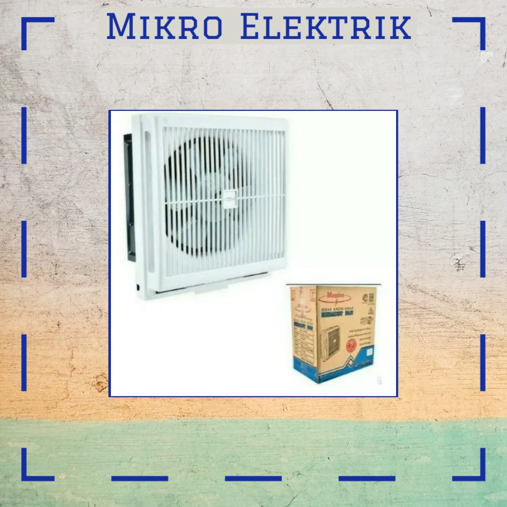 Wall Exhaust Fan / Exhaust Fan Dinding 8&quot; MASPION MV-200 NEX