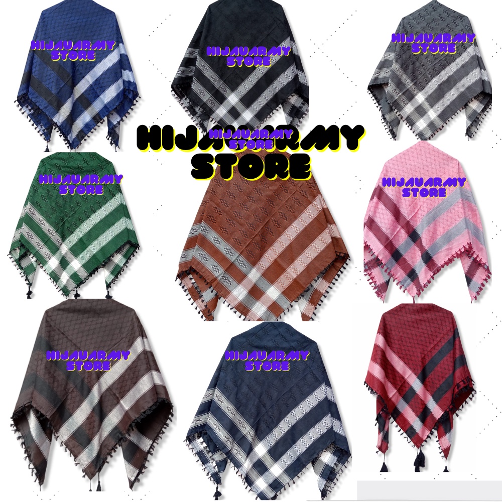 HARGA GROSIR  SORBAN !!! SORBAN SURBAN ARAB TENUN  KUNCIR RUMBAI SISI EMPAT / SORBAN BANYAK MOTIF DAN WARNA / SOUVENIR OLEH OLEH HAJI DAN UMROH