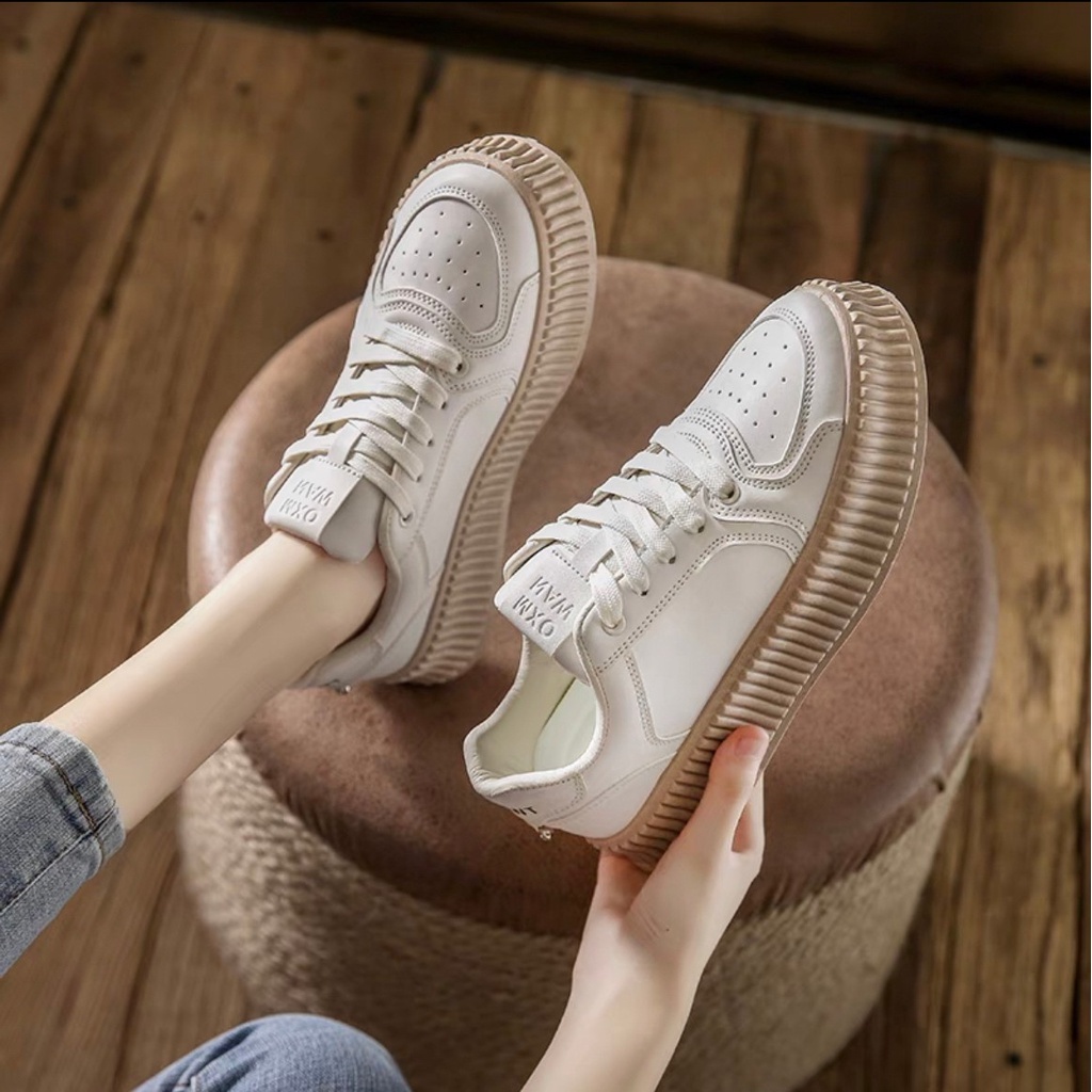 AVANCEID 1913 Sepatu Sneakers Wanita Sekolah Olahraga Sport Putih Import