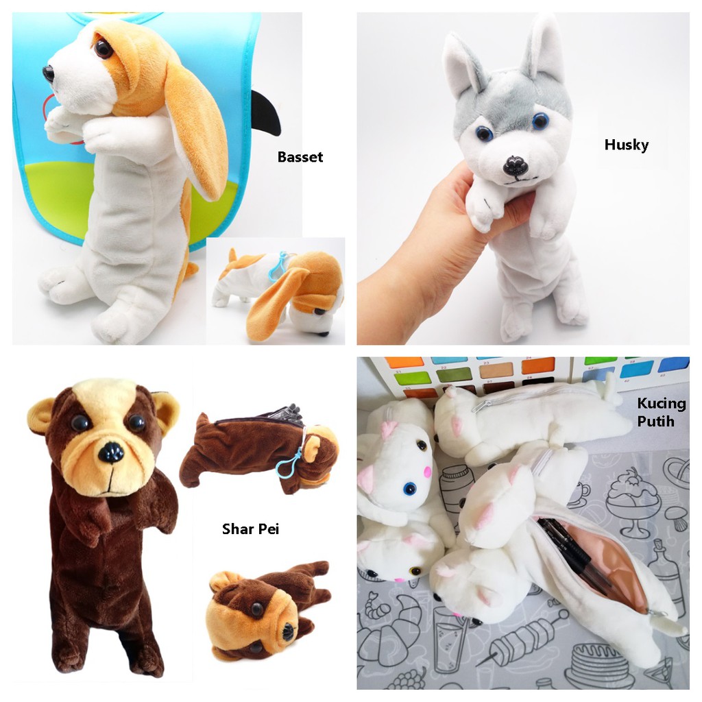 Kotak Pensil Lucu Motif Anjing Shopee Indonesia
