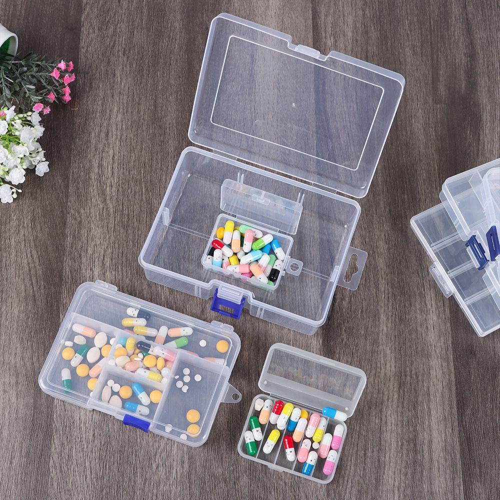 Solighter Storage Box 12style Klip Kotak Hiasan Rumah Pill Storage Supply