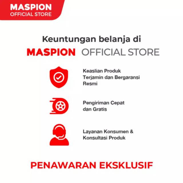 Maspion Setrika Pakaian EX-1010 BLACKBERRY (EXCLUSIVE)