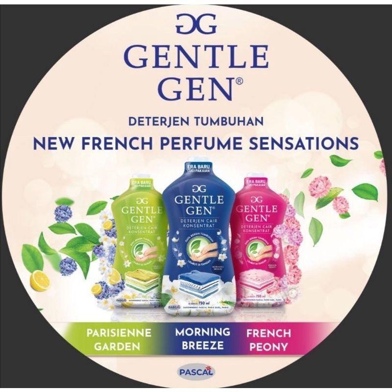 PROMO Detergen cair gentle gen Morning Breeze 700 ml/gentle gen french peony / Deterjen Gentle Gen