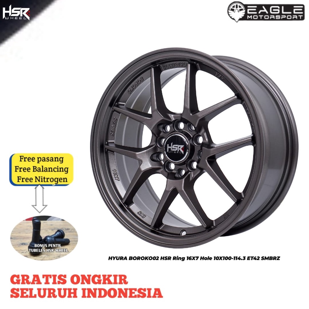 Velg R16 Pelek Mobil Innova Terios Rush Sienta Corona HSR HYURA Ring 16