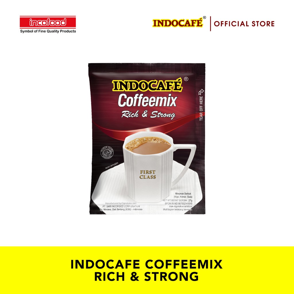 Indocafe Coffeemix Rich &amp; Strong (15 sachet) - Regular