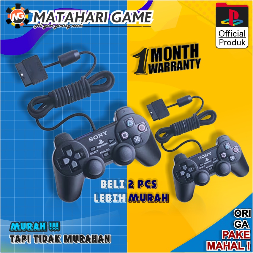 [ PROMO 2Pcs ] Stik Stick PS2 Semi Ori Playstation 2 Sony Getar