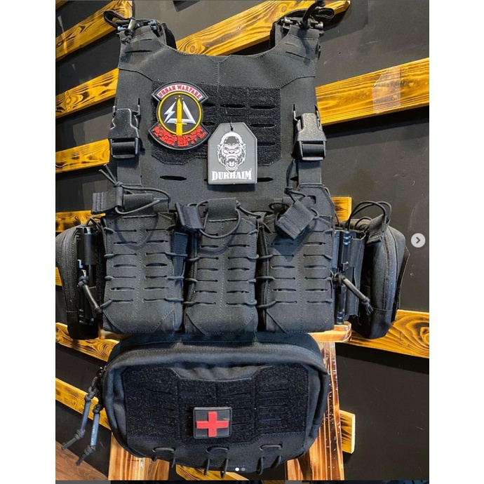 KURTAG -  BODYVEST DURHAIM BLACK CHITTO