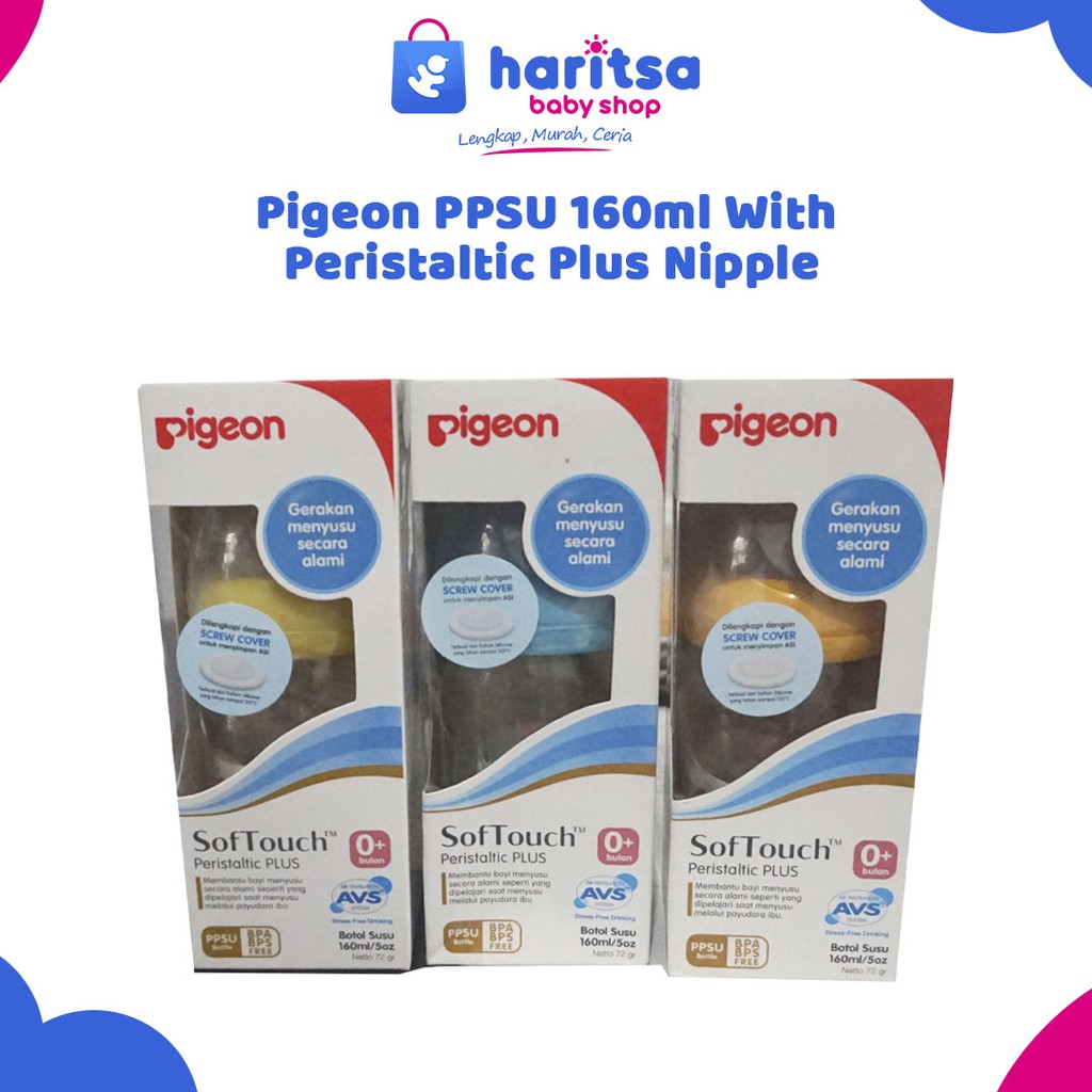 Pigeon Bottle Botol Susu PPSU 160ML / Pigeon PPSU Nursing Bottle Baby / botol susu PPSU