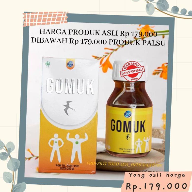 ORGINAL MADU GEMUK BADAN II MADU GOMUK 250ML GOMUK ASLI ORIGINAL - MADU PENGGEMUK BADAN - GOMUK MADU