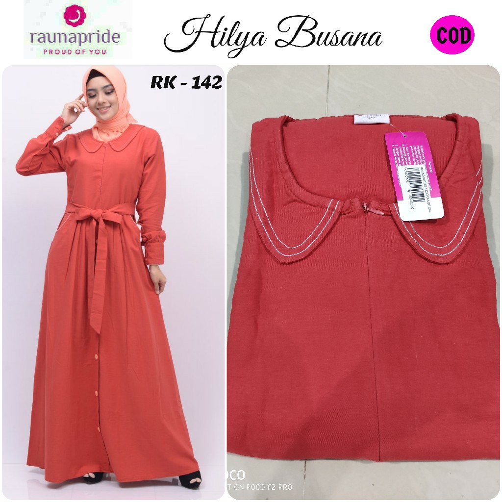 Dress Wanita / Rauna RK -142 / Fashion Muslim