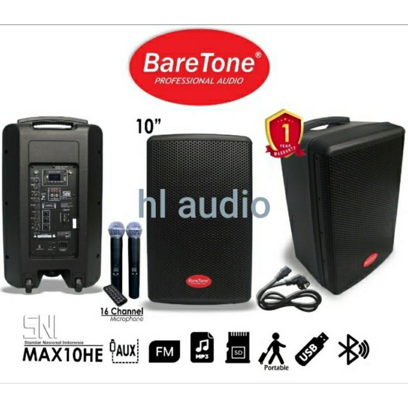 Neeting portable Baretone 10 inch type MAX 10 HE