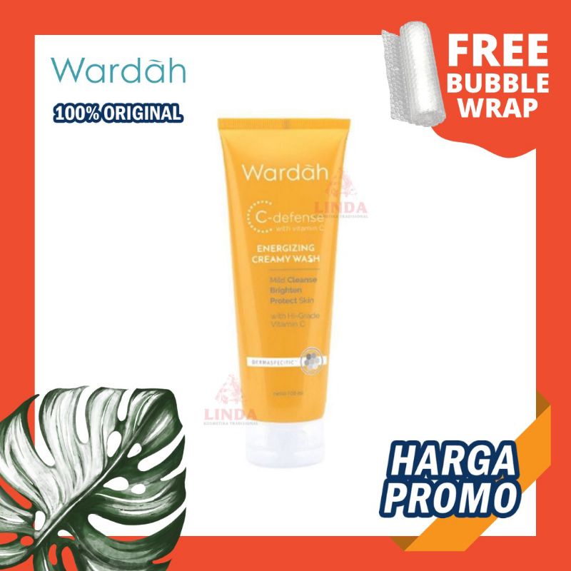 Wardah C-defense Energizing Creamy Wash 100ml