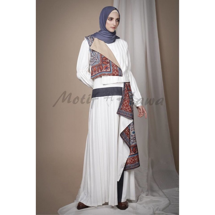 Gamis Syar'i Premium Motif Hawa MV - MH BTK 01