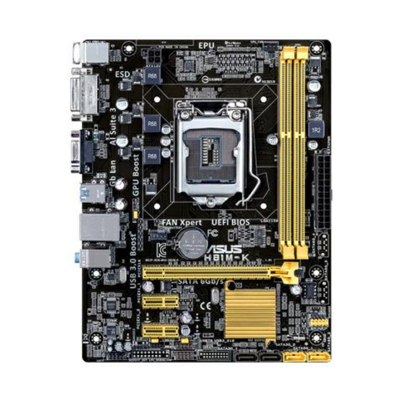 MOTHERBOARD ASUS H81 M-K SOCKET 1150 DDR3, MATHERBOARD ASUS H81 M-K LGA 1150