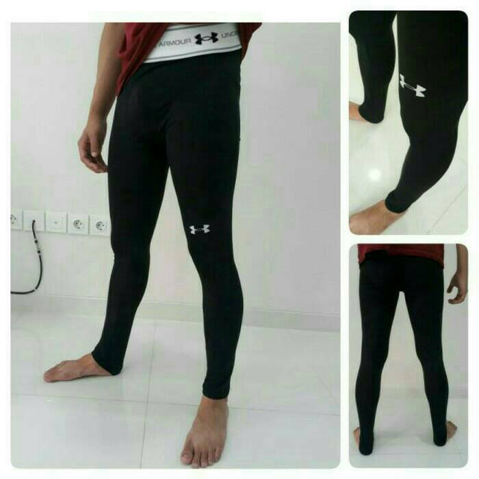 NEWSS CELANA MANSET / BASELAYER PANJANG UNDER ARMOUR COMBAT BLACK