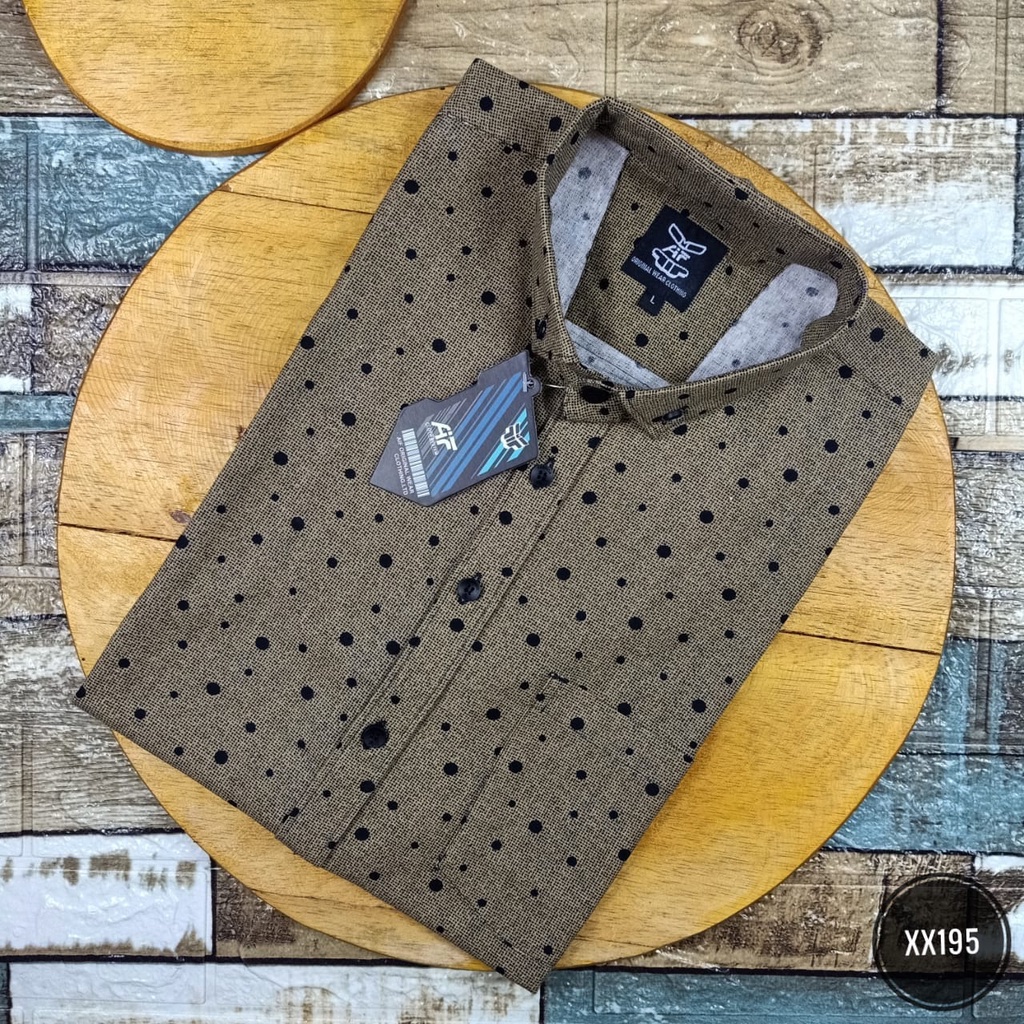 Kemeja Pria Lengan Pendek Model Slimfit - Kemeja Kasual Pria (SF 01)
