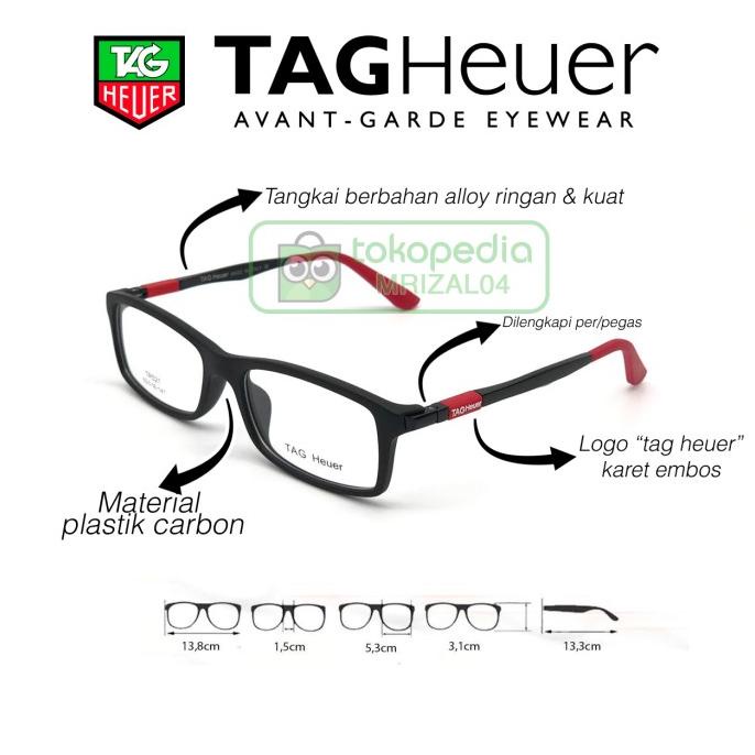 Frame Kacamata Tag Heuer Th521 Sporty 521 Terbaru